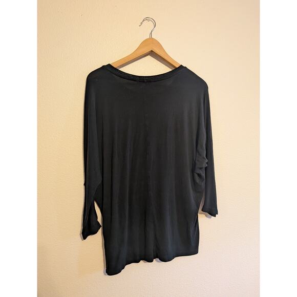Banana Republic factory black viscose sweater size S fall basics - Picture 6 of 6